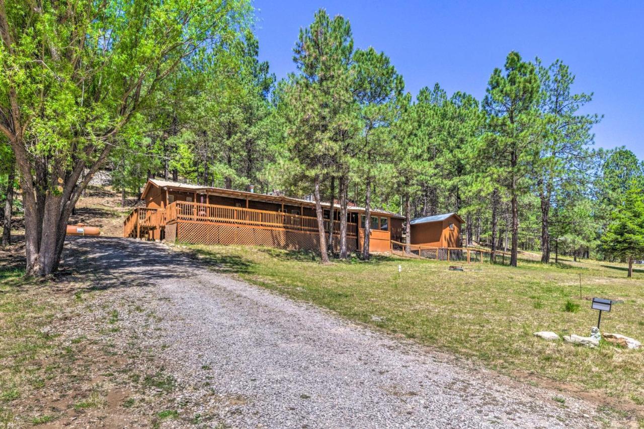 Quiet Cloudcroft Cabin With Porch And Gas Grill! Luaran gambar