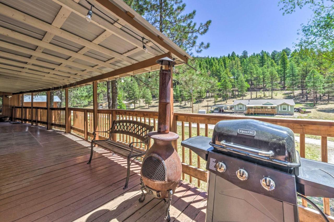 Quiet Cloudcroft Cabin With Porch And Gas Grill! Luaran gambar