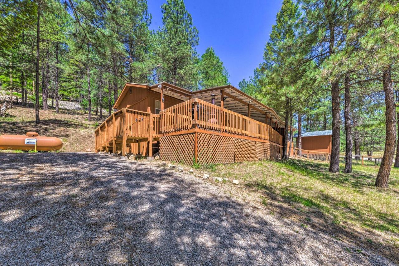 Quiet Cloudcroft Cabin With Porch And Gas Grill! Luaran gambar