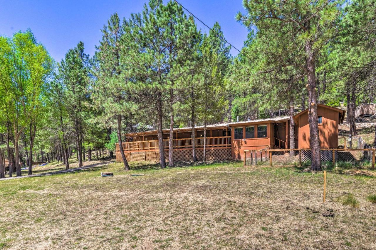 Quiet Cloudcroft Cabin With Porch And Gas Grill! Luaran gambar