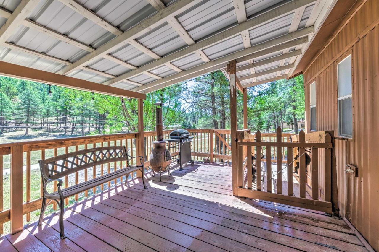 Quiet Cloudcroft Cabin With Porch And Gas Grill! Luaran gambar
